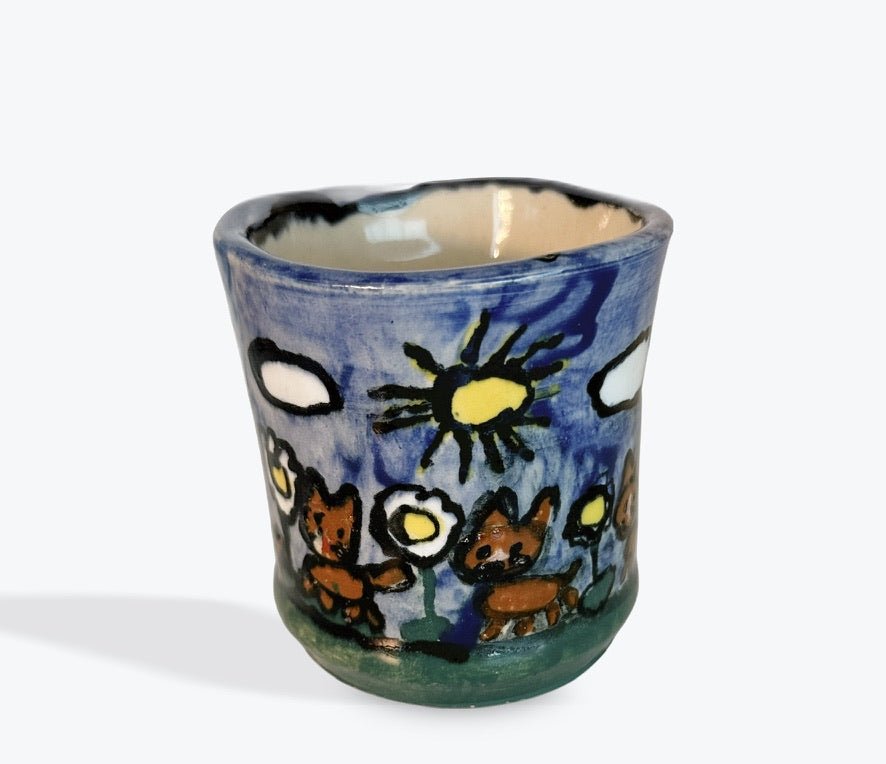 Cats on a Parade Cup 467 Kat's Cafe & Kat's Arts