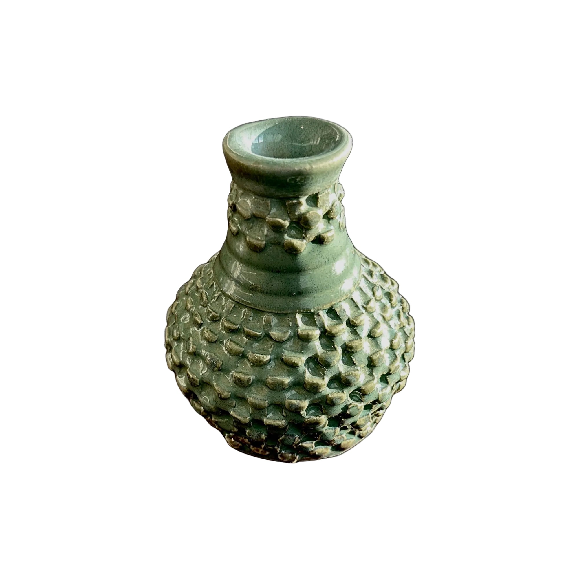 Pottery Wicker Vase 563 Kat's Cafe & Kat's Arts